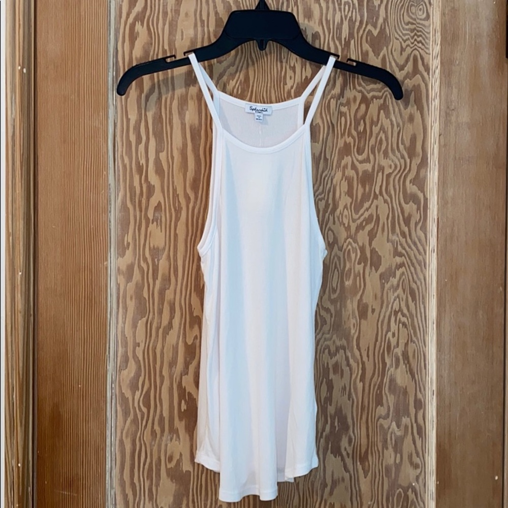 High neck tank top